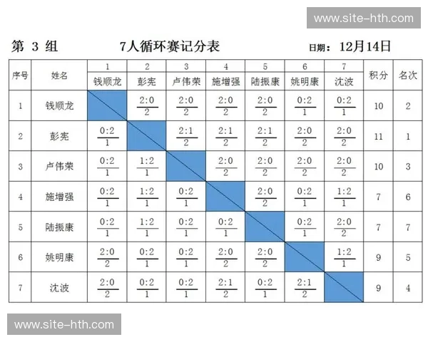 乒乓球技术统计表：用数据点亮训练之路